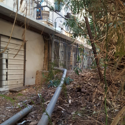 מקטע מרזב שהוחלף